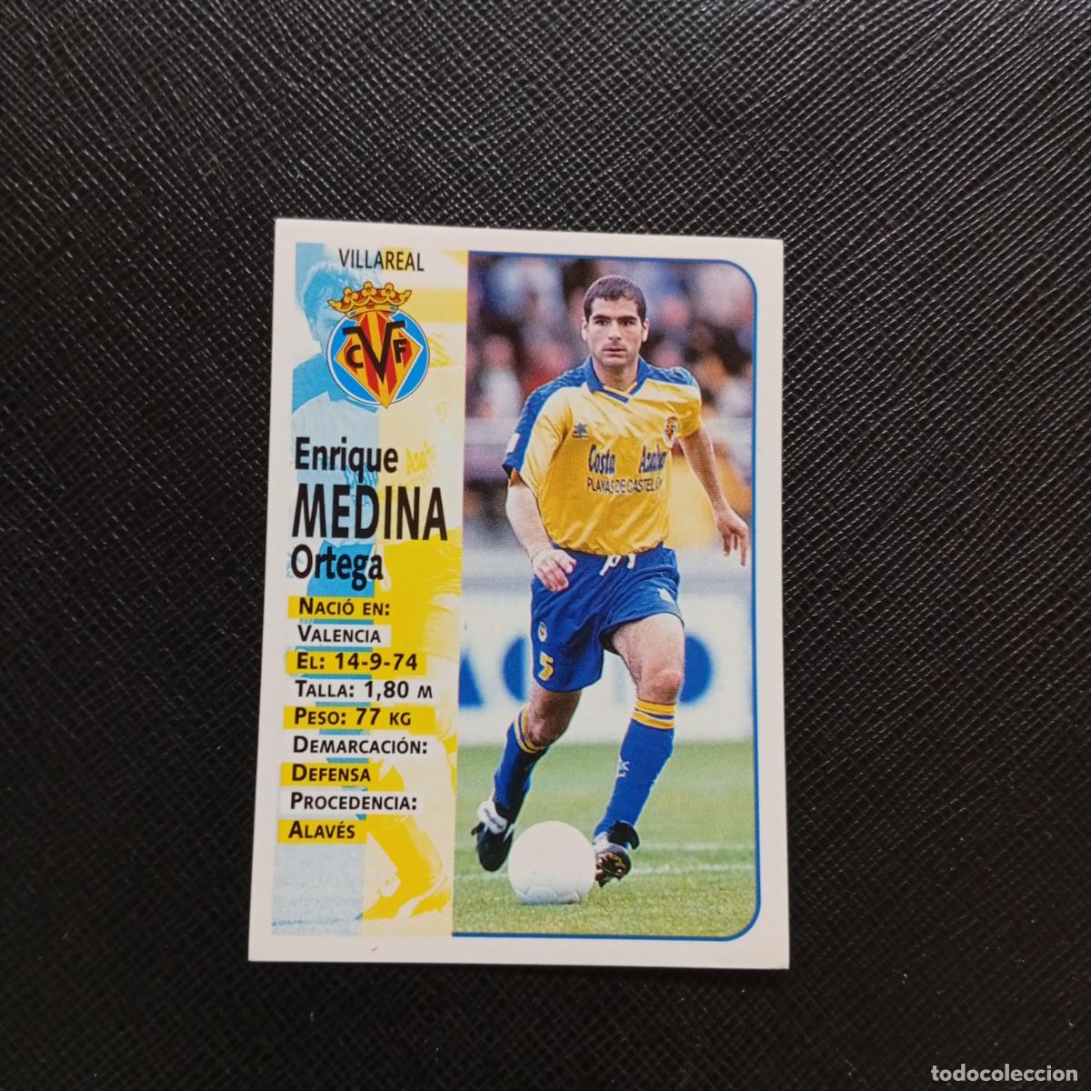 Cromos de F&uacute;tbol: 374 MEDINA VILLARREAL PANINI 1998 1999 FUTBOL CROMO 98 99 - SIN PEGAR - A115 PG325