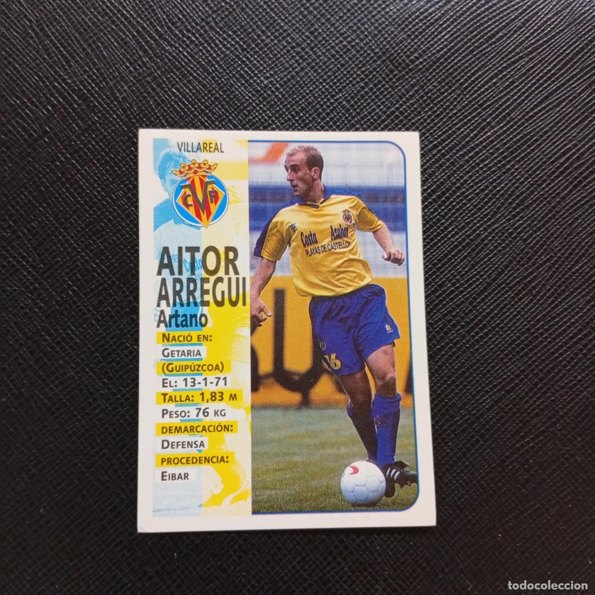 Fu&szlig;ball-Sticker: 376 AITOR ARREGUI VILLARREAL PANINI 1998 1999 FUTBOL CROMO 98 99 - SIN PEGAR - A115 PG343