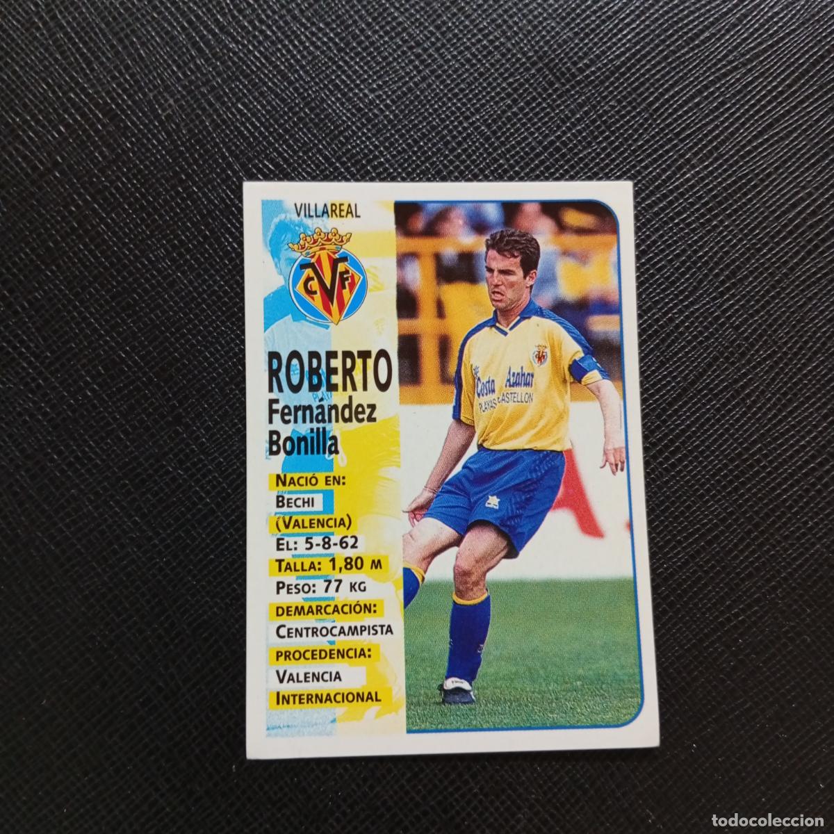 Fu&szlig;ball-Sticker: 377 ROBERTO VILLARREAL PANINI 1998 1999 FUTBOL CROMO 98 99 - SIN PEGAR - A115 PG361