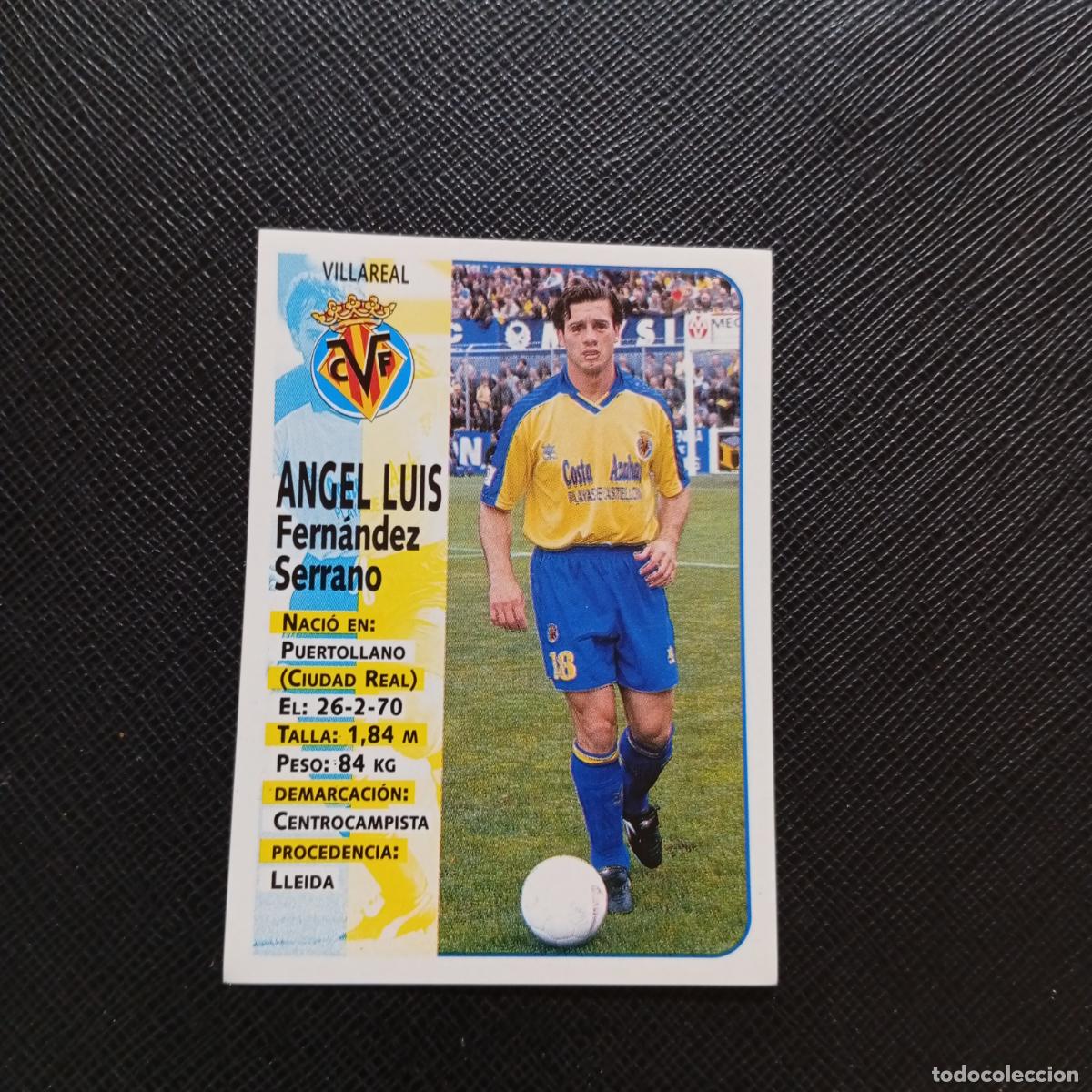 Fu&szlig;ball-Sticker: 378 ANGEL LUIS VILLARREAL PANINI 1998 1999 FUTBOL CROMO 98 99 - SIN PEGAR - A115 PG361