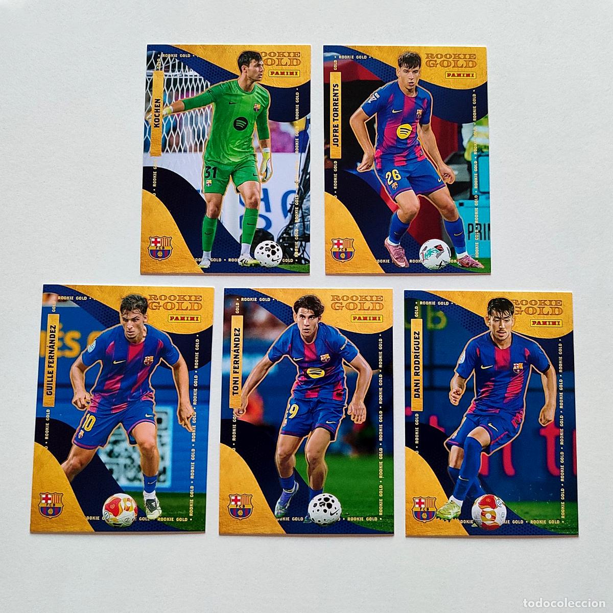 Football Stickers: Panini Club FC Barcelona 2025/2026 Rookies Rookie Gold Pack