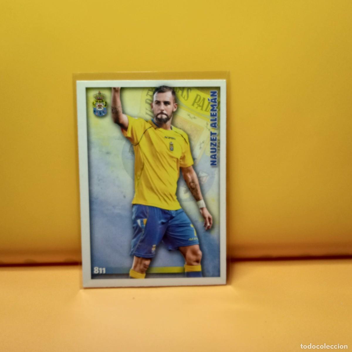Fu&szlig;ball-Sticker: MUNDICROMO 2014 2015 14 15 U.D LAS PALMAS NAUZET ALEM&Aacute;N 811