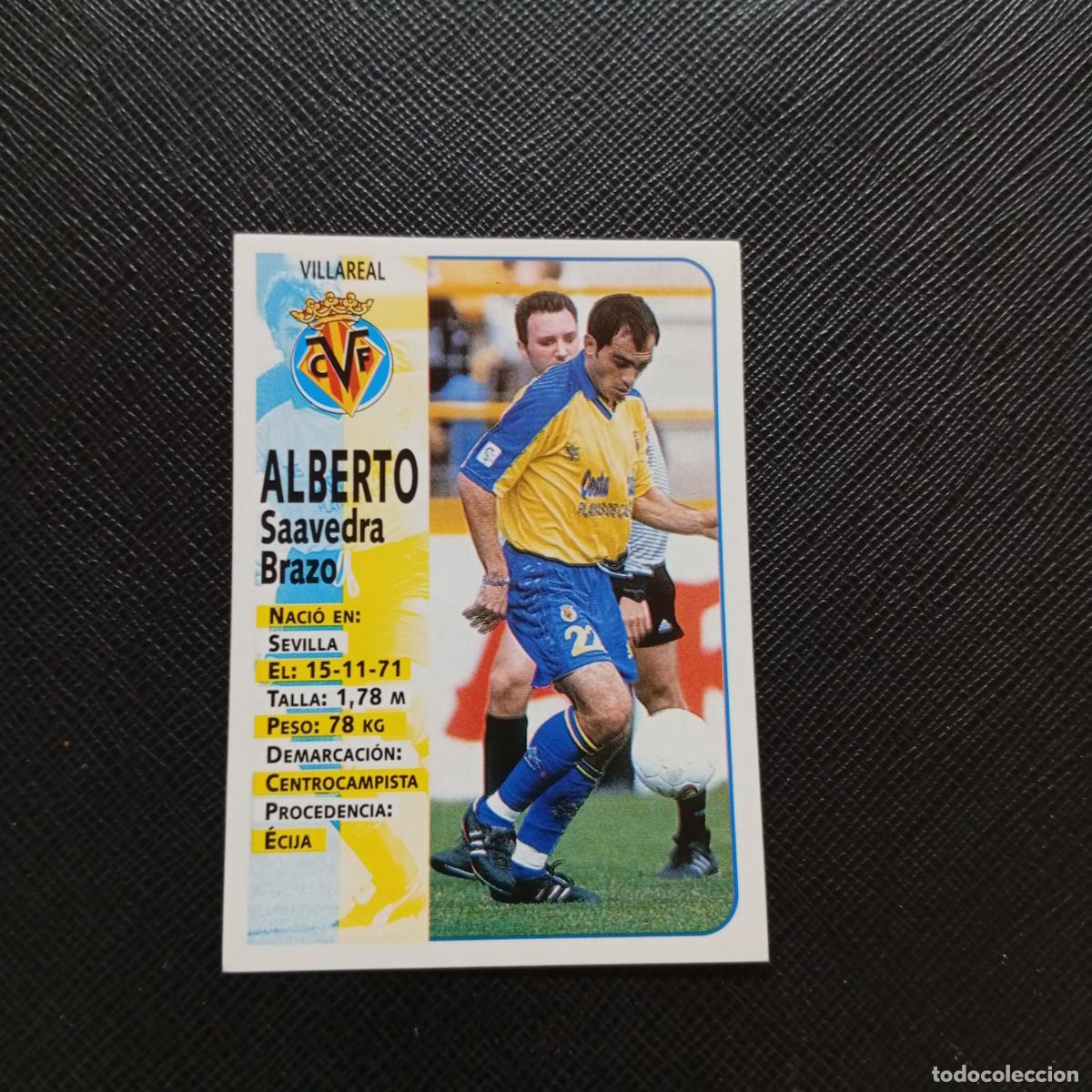 Fu&szlig;ball-Sticker: 382 ALBERTO VILLARREAL PANINI 1998 1999 FUTBOL CROMO 98 99 - SIN PEGAR - A115 PG379