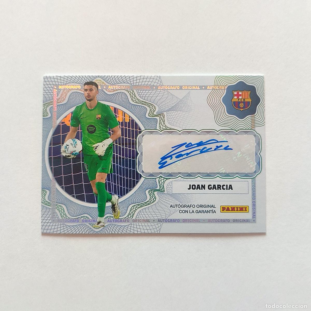 Cromos de F&uacute;tbol: Joan Garcia Auto /200 Panini Club FC Barcelona 2025/2026