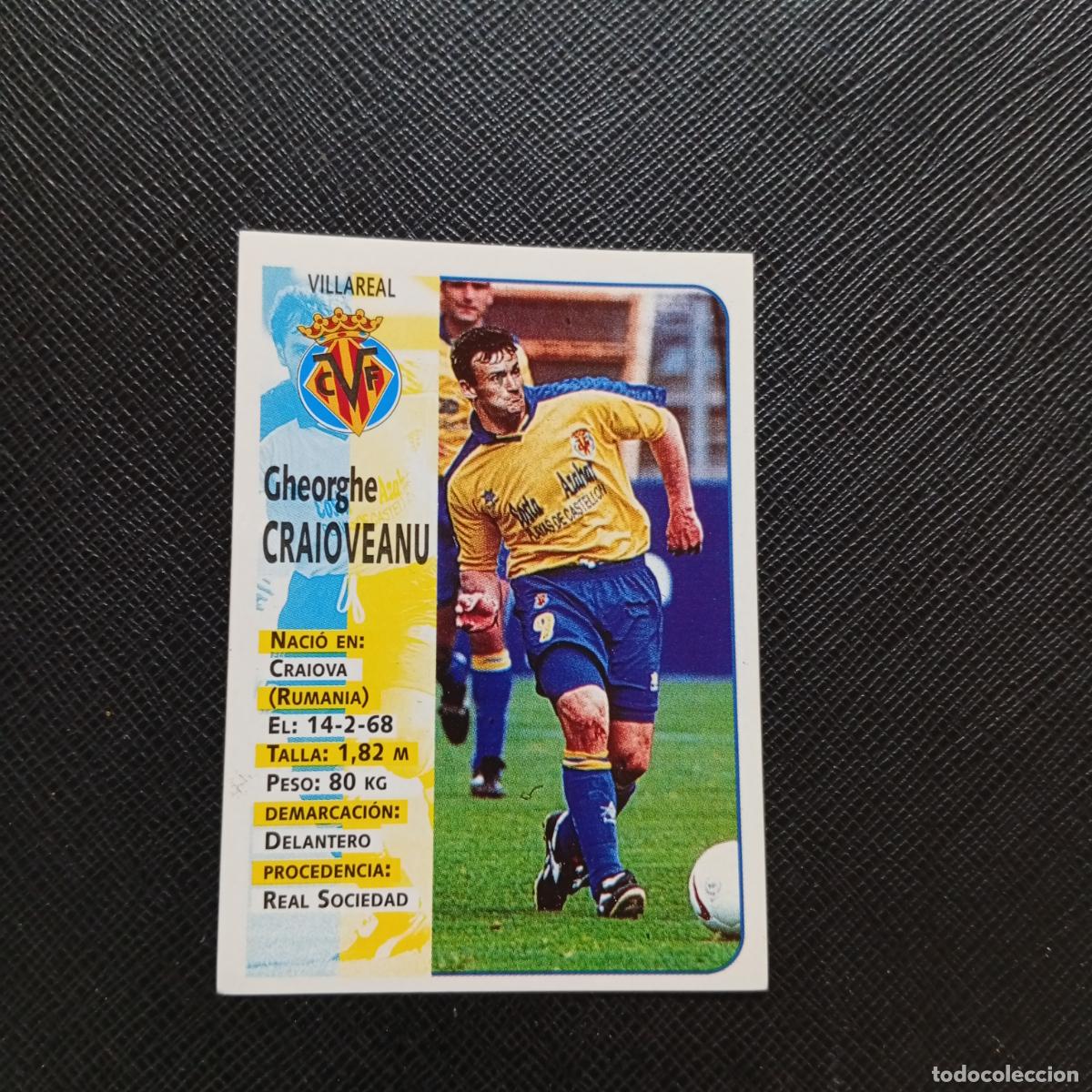 Fu&szlig;ball-Sticker: 384 CRAIOVEANU VILLARREAL PANINI 1998 1999 FUTBOL CROMO 98 99 - SIN PEGAR - A115 PG388