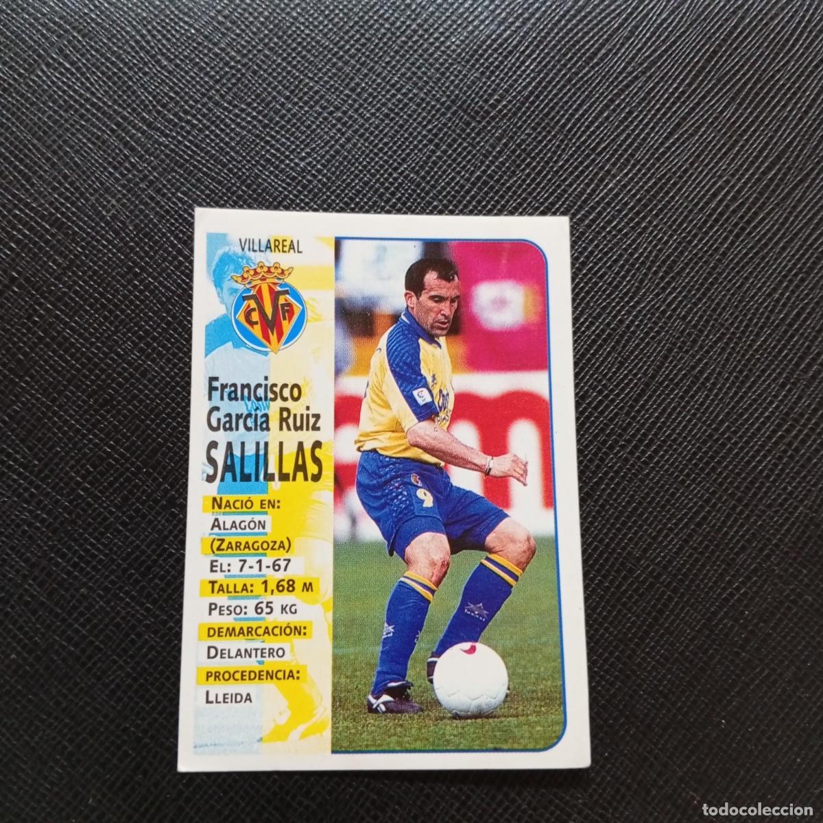 Figurine di Calcio: 385 SALILLAS VILLARREAL PANINI 1998 1999 FUTBOL CROMO 98 99 - SIN PEGAR - A115 PG388