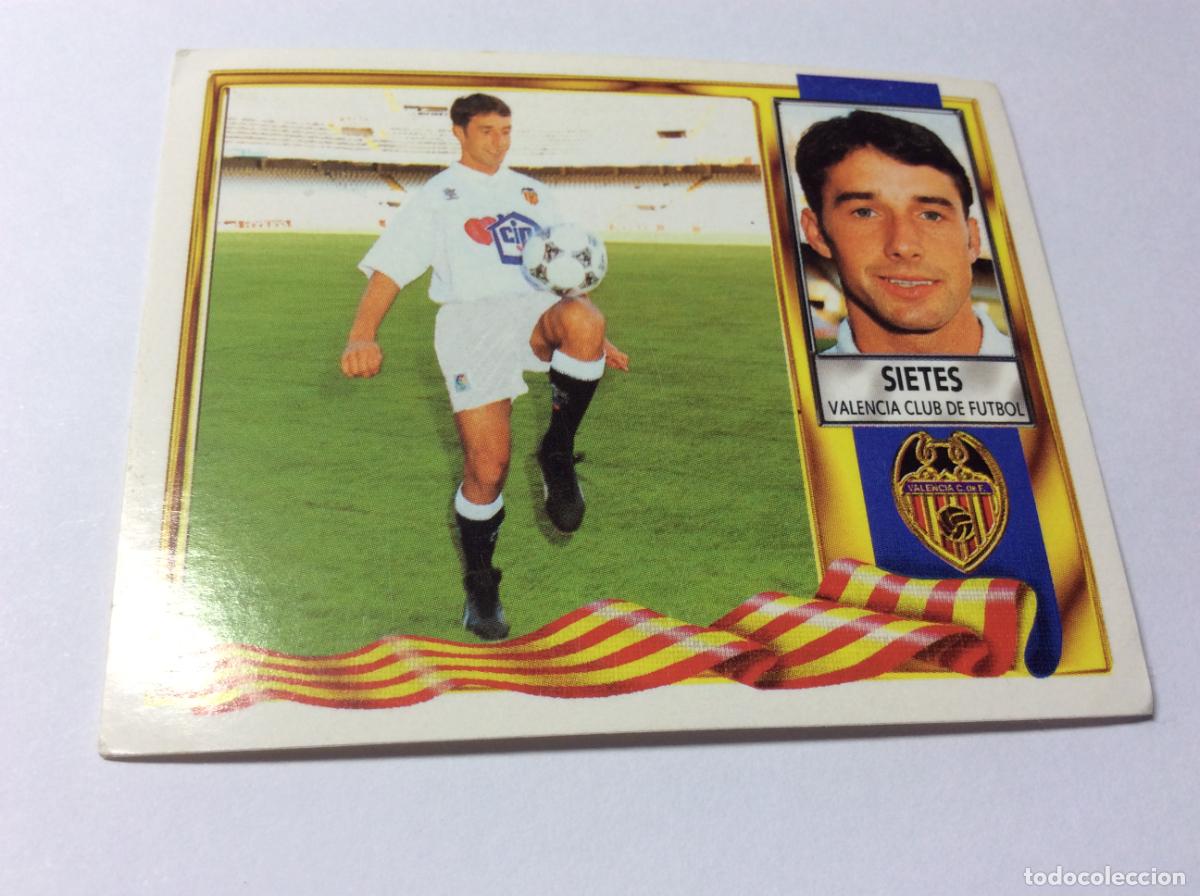 Cromos de F&uacute;tbol: Sietes Valencia CF Este 95 96 1995 1996