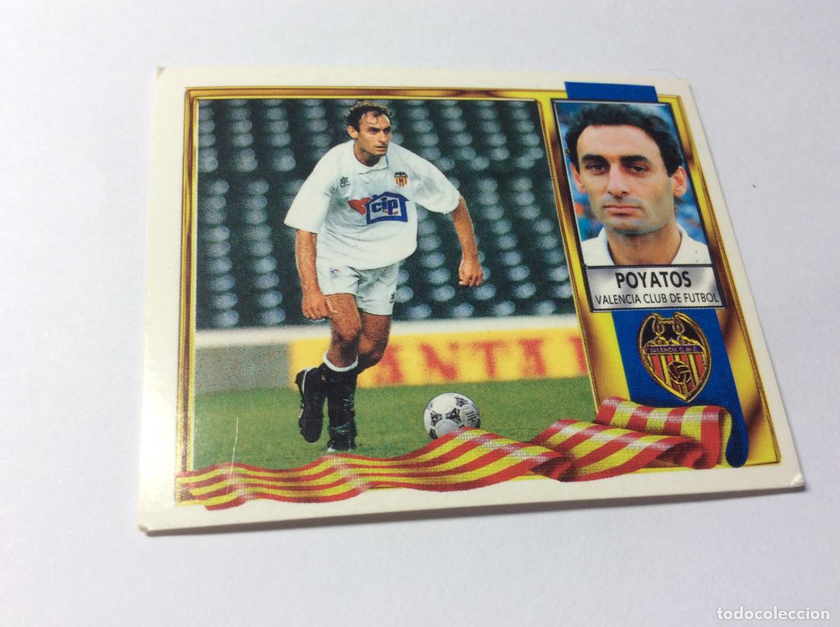 Cromos de F&uacute;tbol: Poyatos Valencia CF Este 95 96 1995 1996