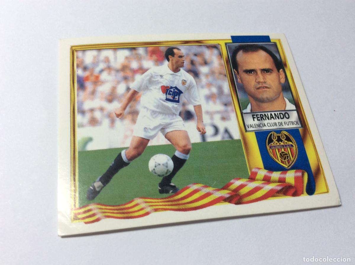 Cromos de F&uacute;tbol: Fernando Valencia CF Este 95 96 1995 1996