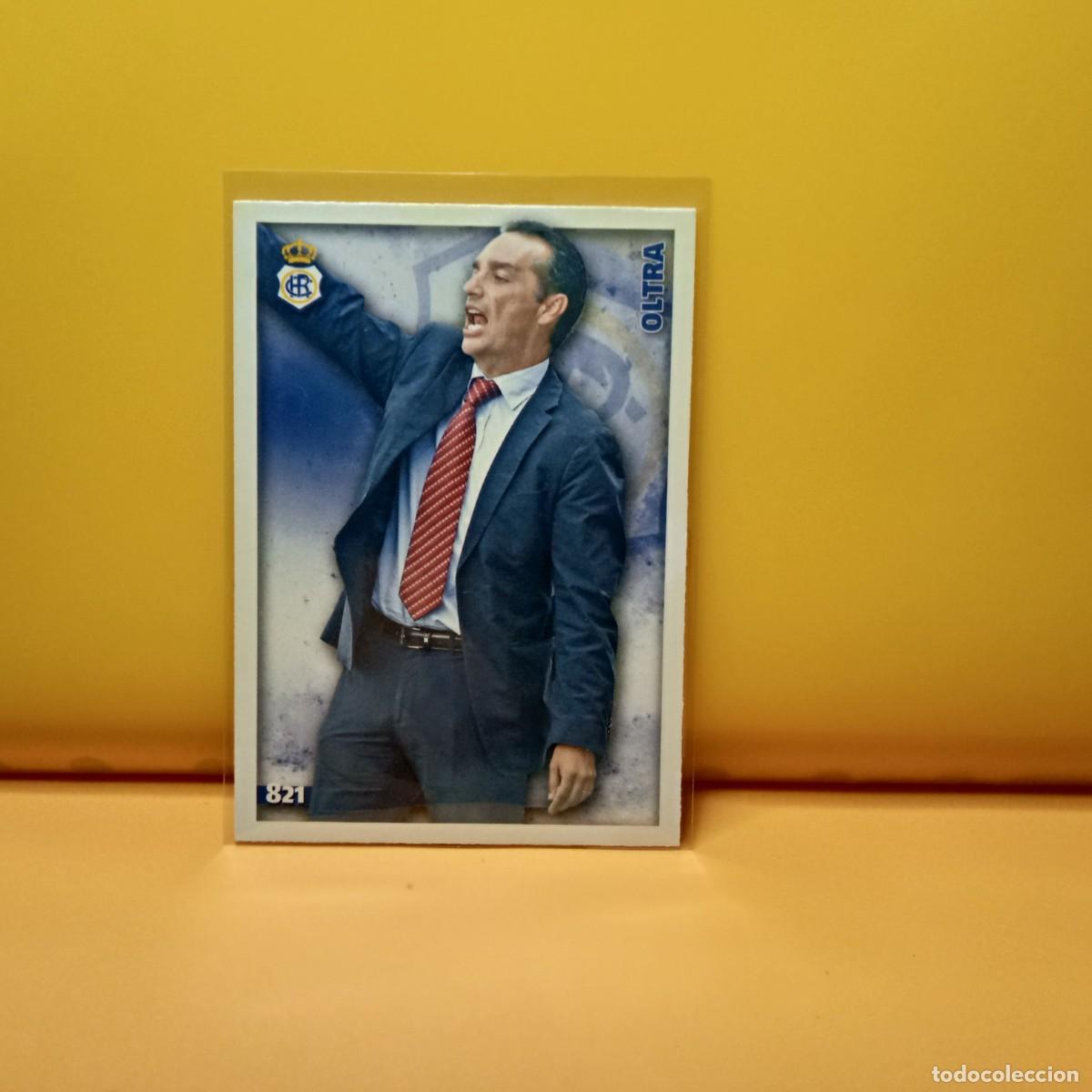 Cromos de F&uacute;tbol: MUNDICROMO 2014 2015 14 15 RECREATIVO DE HUELVA OLTRA 821