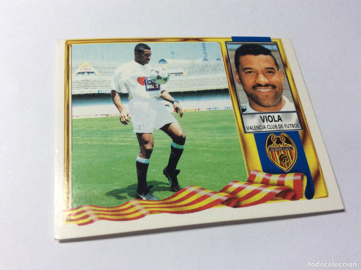 Cromos de F&uacute;tbol: Viola Valencia CF Este 95 96 1995 1996