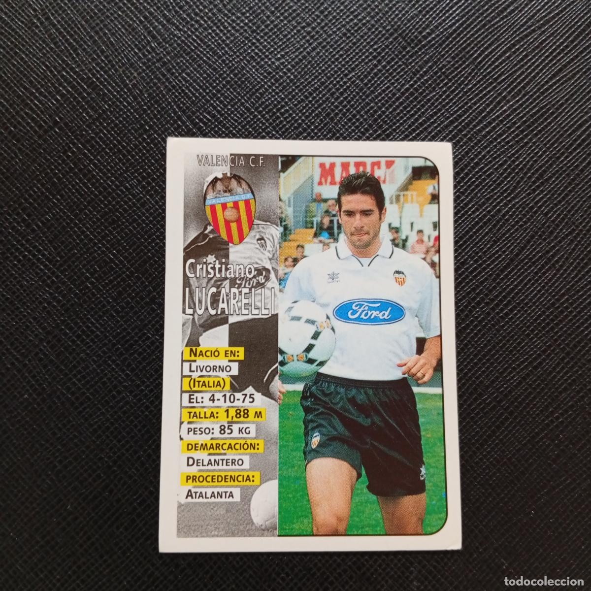 Cromos de F&uacute;tbol: 403 LUCARELLI VALENCIA PANINI 1998 1999 FUTBOL 98 99 - SIN PEGAR - A115 PG415 ULTIMOS FICHAJES