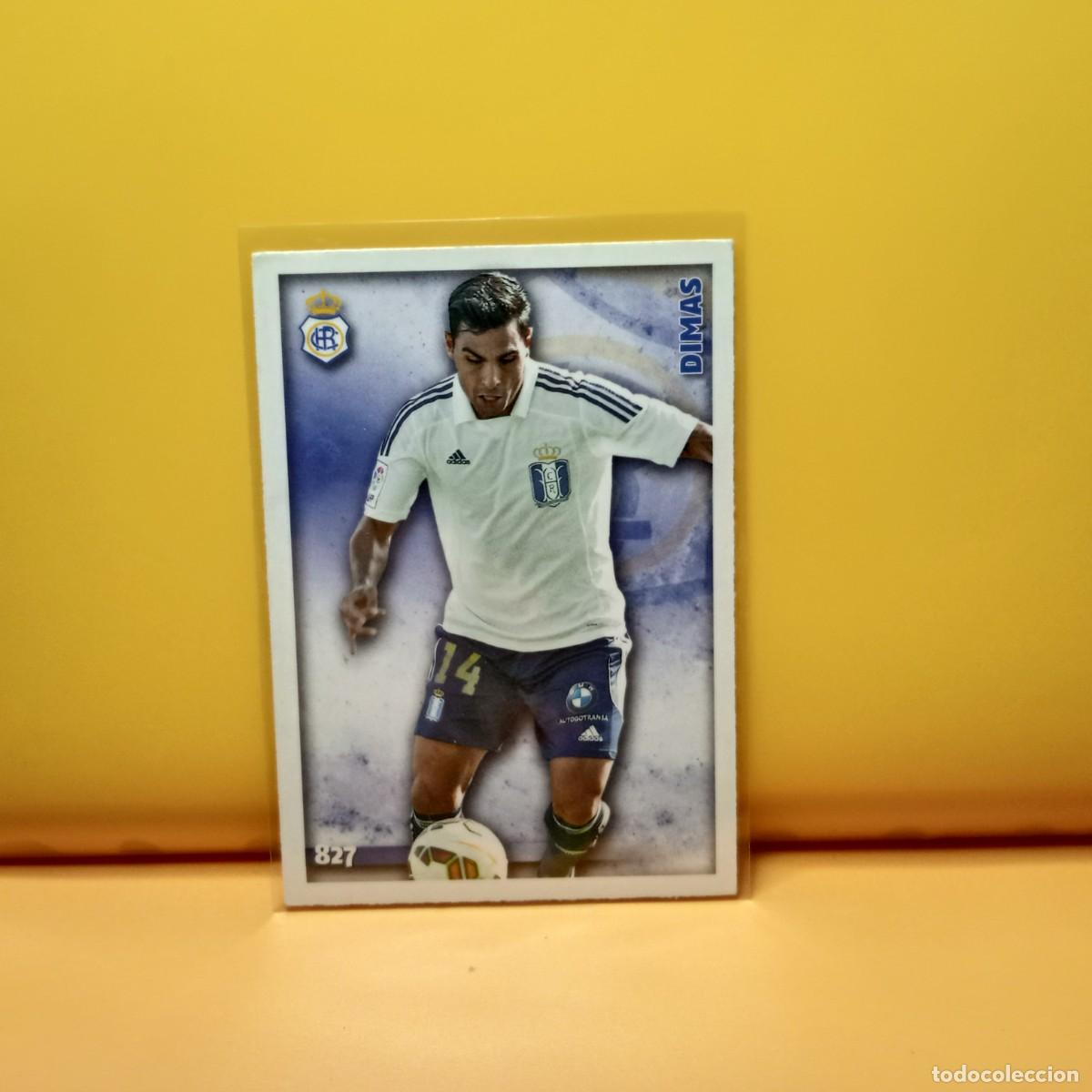 Cromos de F&uacute;tbol: MUNDICROMO 2014 2015 14 15 RECREATIVO DE HUELVA DIMAS 827