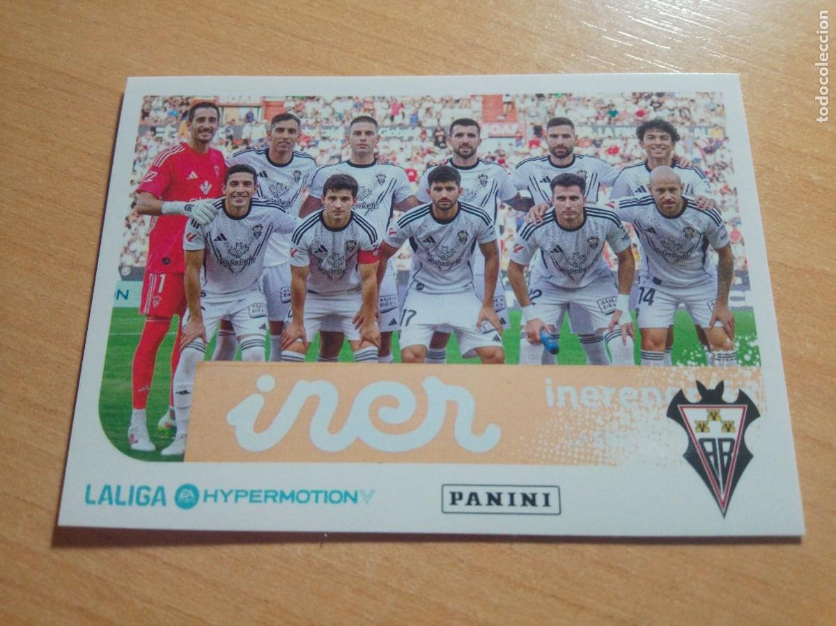 Cromos de F&uacute;tbol: 3 PLANTILLA DEL ALBACETE 2&ordf; DIVISION HYPERMOTION 25 26 PANINI 2025 2026 NUEVO