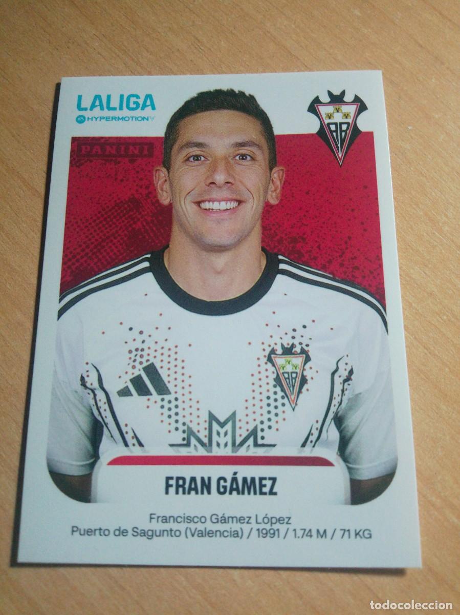 Cromos de F&uacute;tbol: 6 FRAN GAMEZ DEL ALBACETE 2&ordf; DIVISION HYPERMOTION 25 26 PANINI 2025 2026 NUEVO