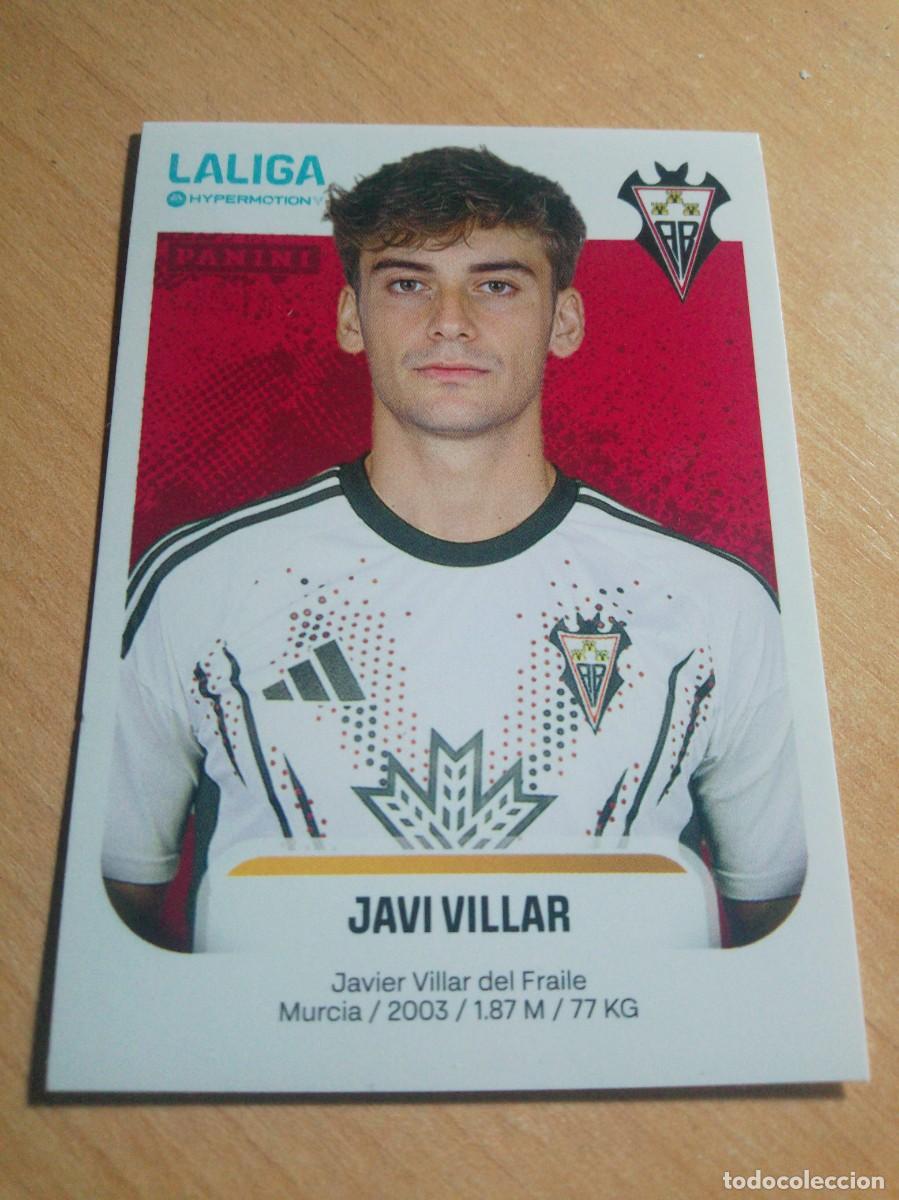 Figurine di Calcio: 15 JAVI VILLAR DEL ALBACETE 2&ordf; DIVISION HYPERMOTION 25 26 PANINI 2025 2026 NUEVO