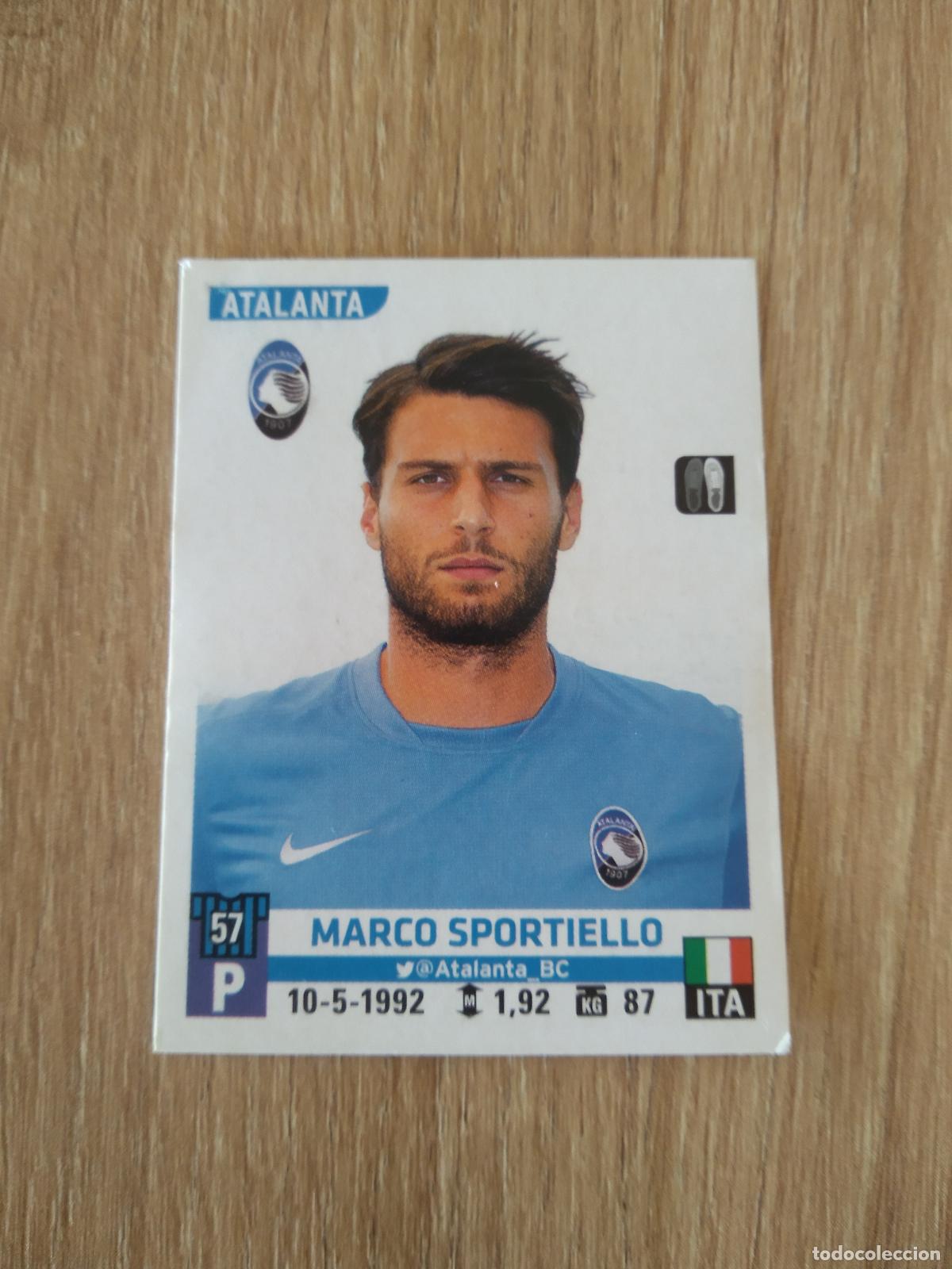 Cromos de F&uacute;tbol: 10 MARCO SPORTIELLO ATALANTA CROMO FUTBOL PANINI LIGA ITALIA 15-16 CALCIATORI 2015-2016 SERIE A