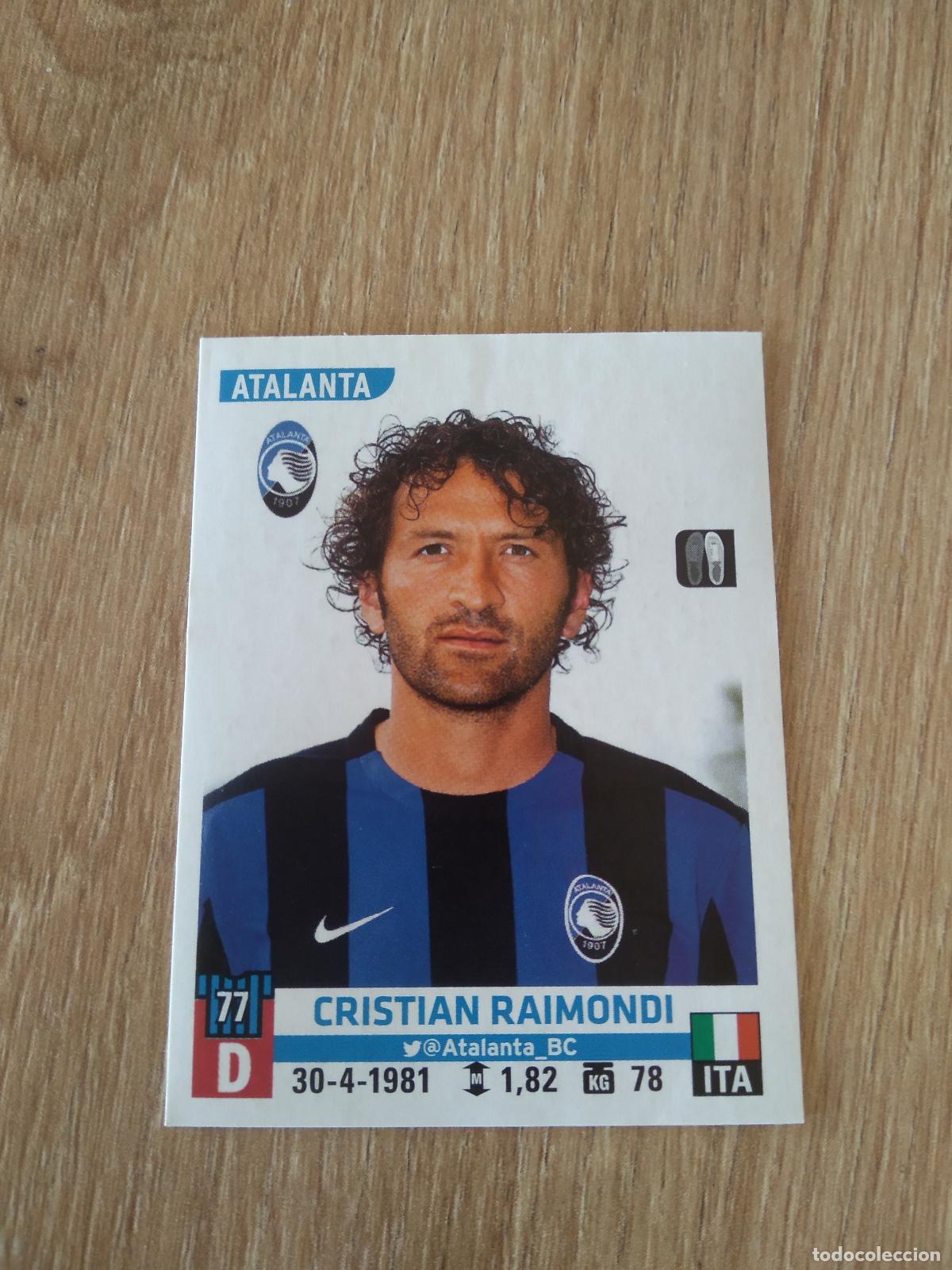 Cromos de f&uacute;tbol: 19 CRISTIAN RAIMONDI ATALANTA CROMO FUTBOL PANINI LIGA ITALIA 15-16 CALCIATORI 2015-2016 SERIE A