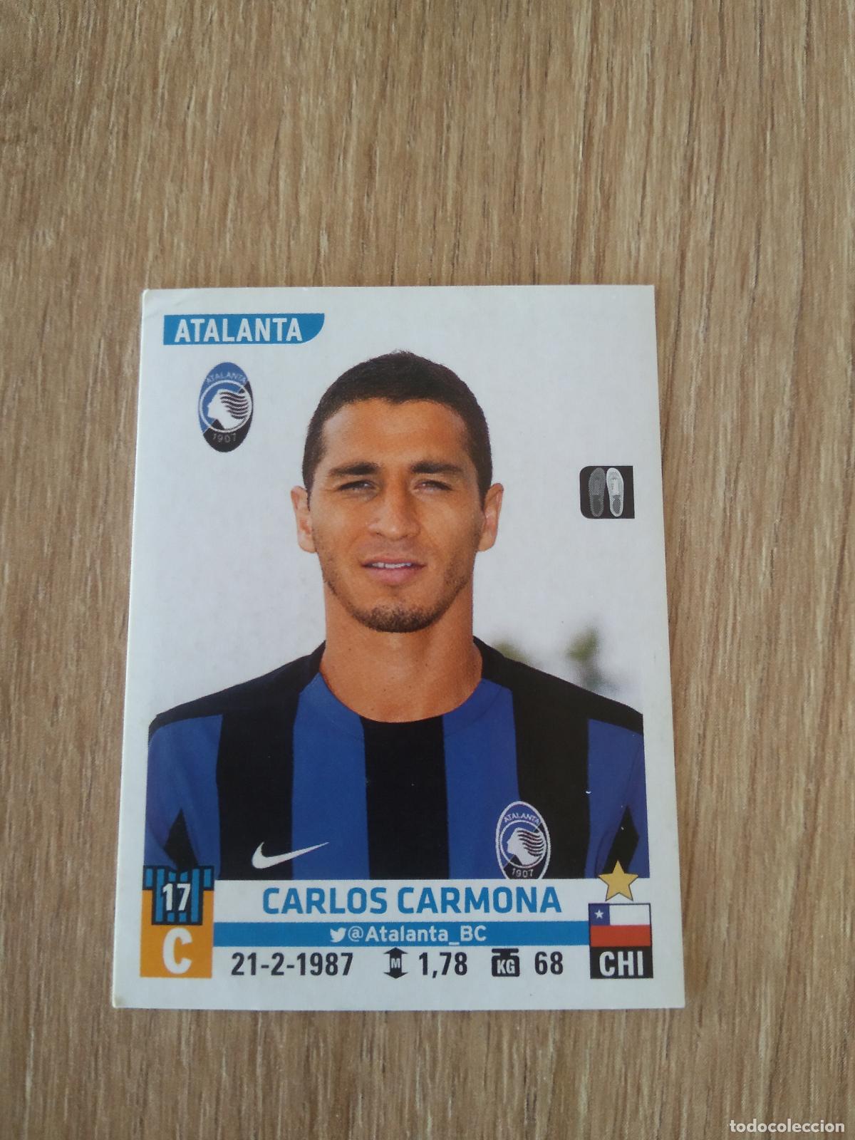 Cromos de f&uacute;tbol: 25 CARLOS CARMONA ATALANTA CROMO FUTBOL PANINI LIGA ITALIA 15-16 CALCIATORI 2015-2016 SERIE A