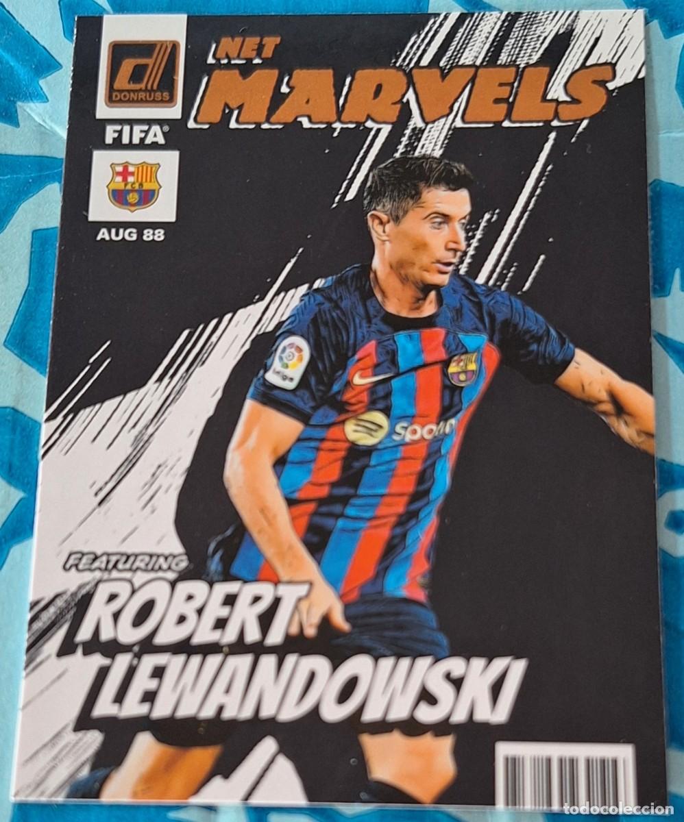 Cromos de F&uacute;tbol: Robert Lewandowski Barcelona Panini Donruss Soccer Net Marvels #8