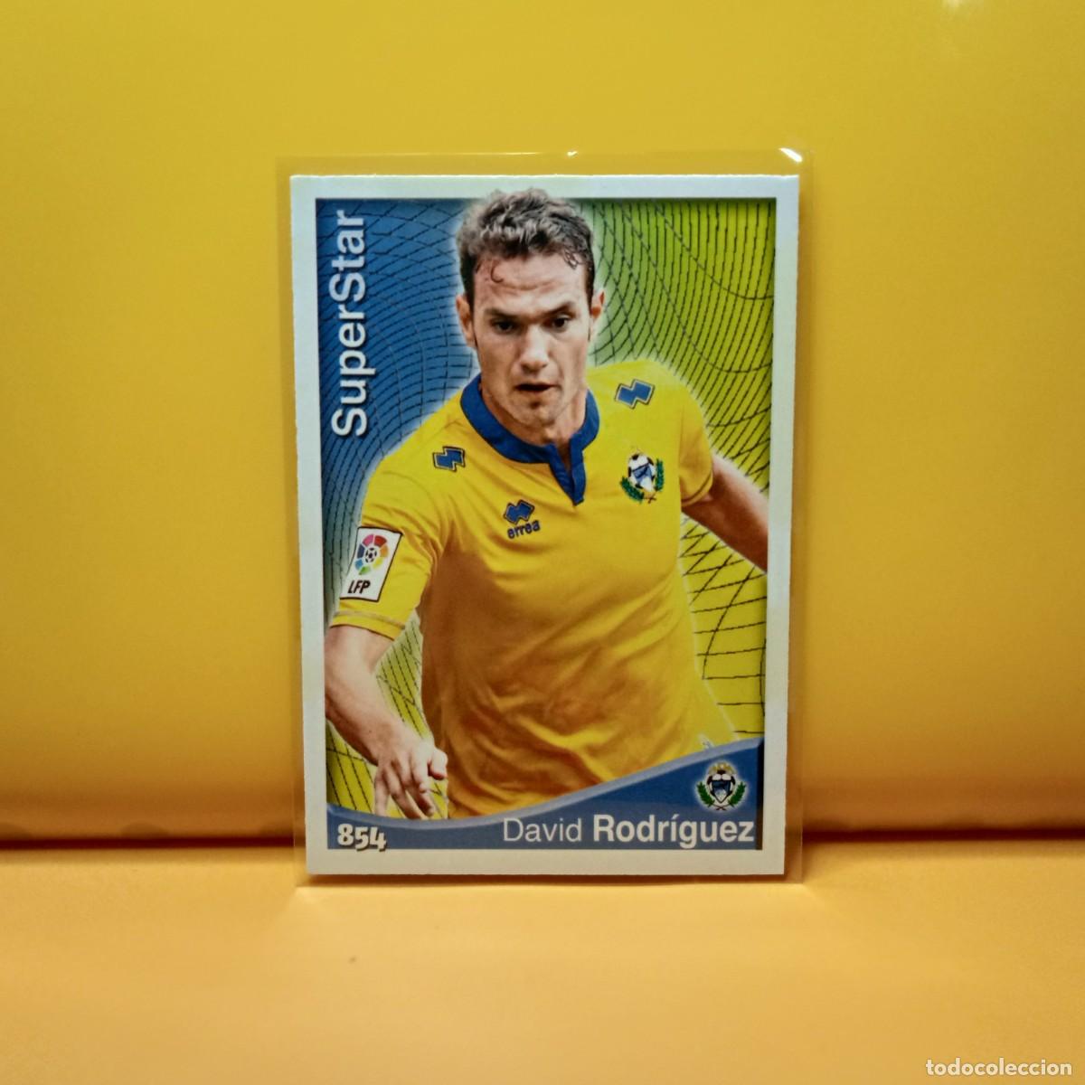 Cromos de F&uacute;tbol: MUNDICROMO 2014 2015 14 15 A.D ALCORC&Oacute;N SUPERSTAR DAVID RODR&Iacute;GUEZ 854