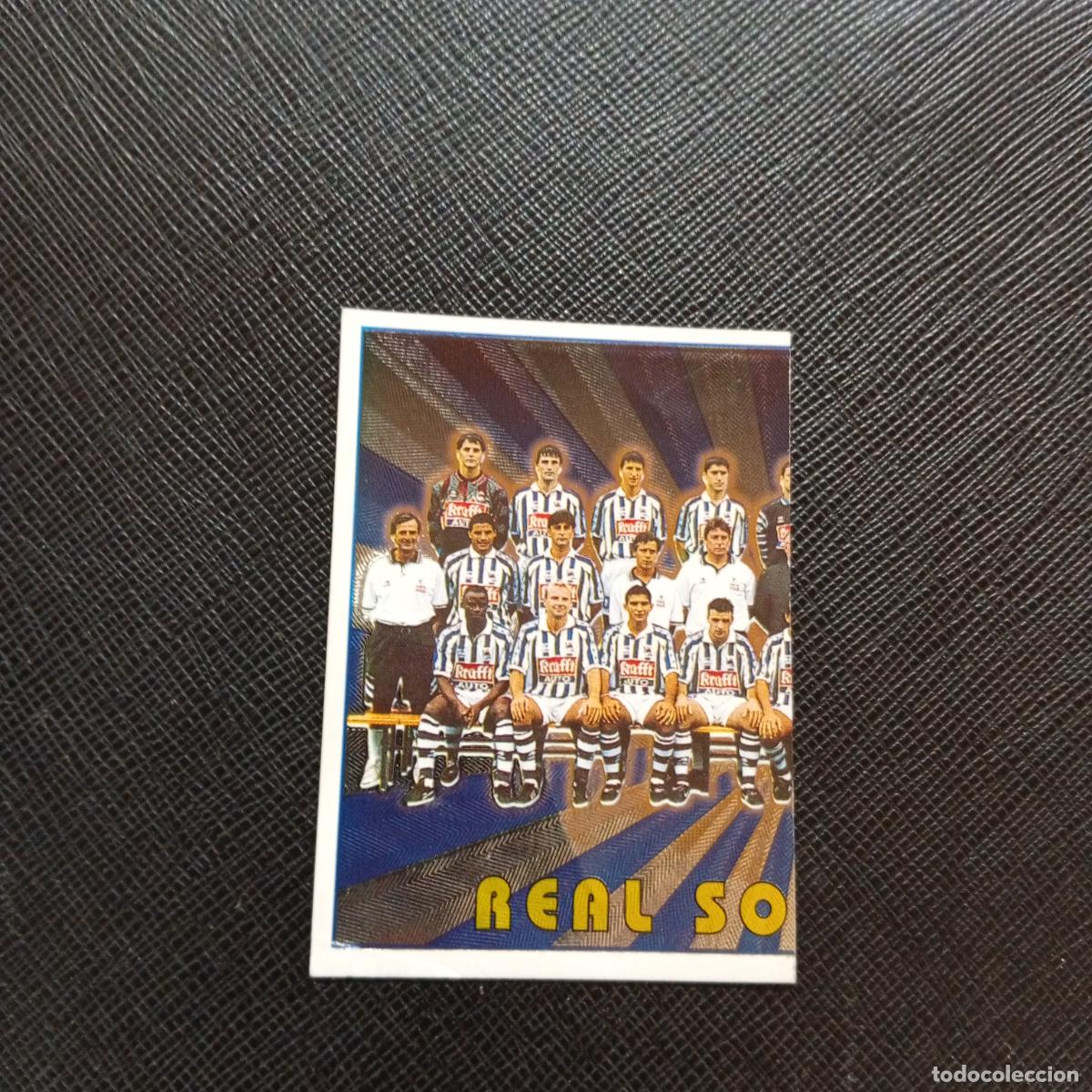Figurine di Calcio: 445 REAL SOCIEDAD PLANTILLA PANINI 1998 1999 FUTBOL CROMO 98 99 - SIN PEGAR - A115 PG451