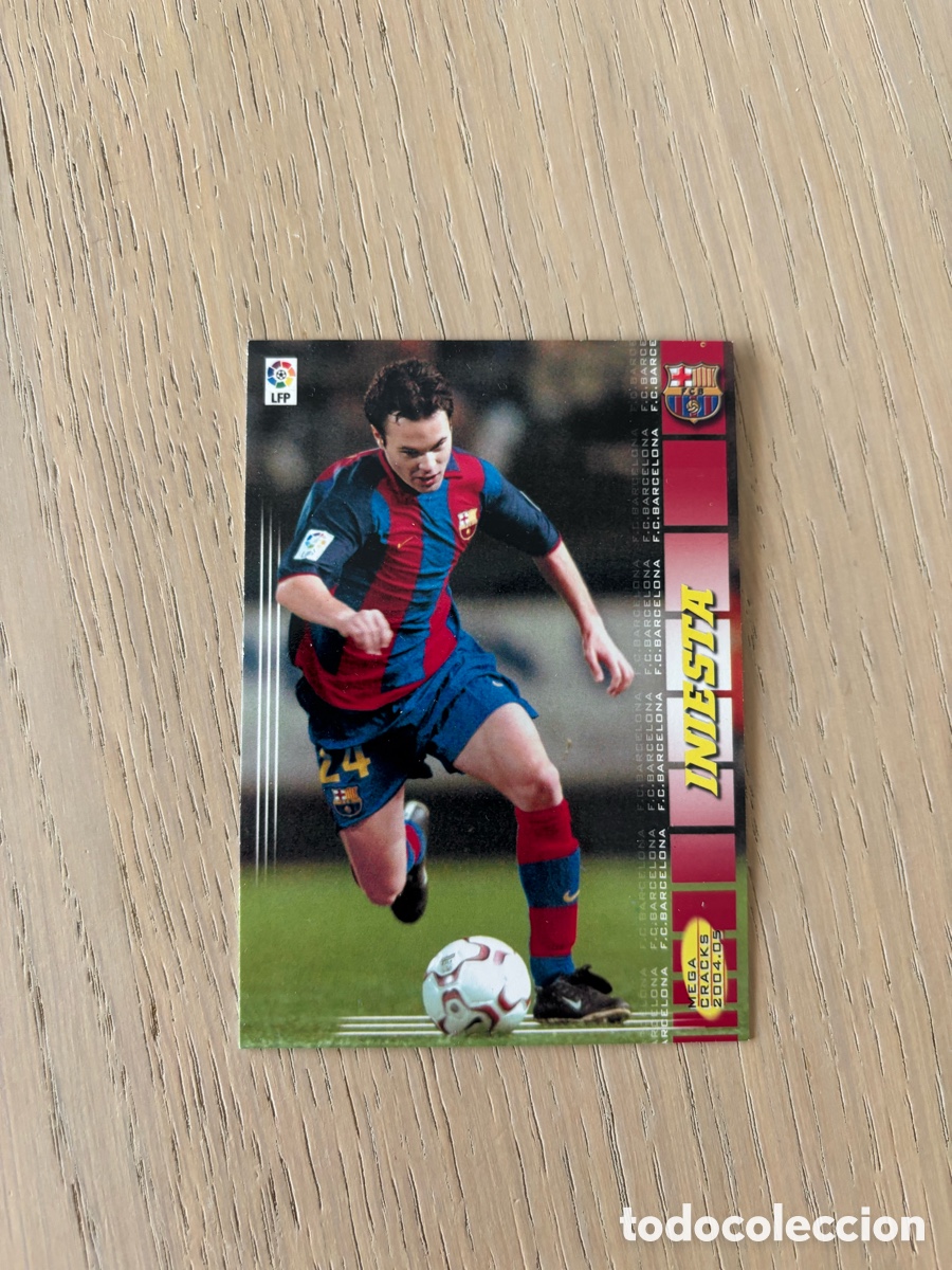Football Stickers: L2 INIESTA F. C. BARCELONA 67 PANINI MEGACRACKS 2004 2005 04 05
