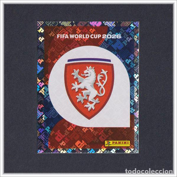 Cromos de F&uacute;tbol: FIFA WORLD CUP 2026 26 MUNDIAL PANINI ESCUDO CZE 1 REPUBLICA CHECA COLECCI&Oacute;N ALBUM STICKER