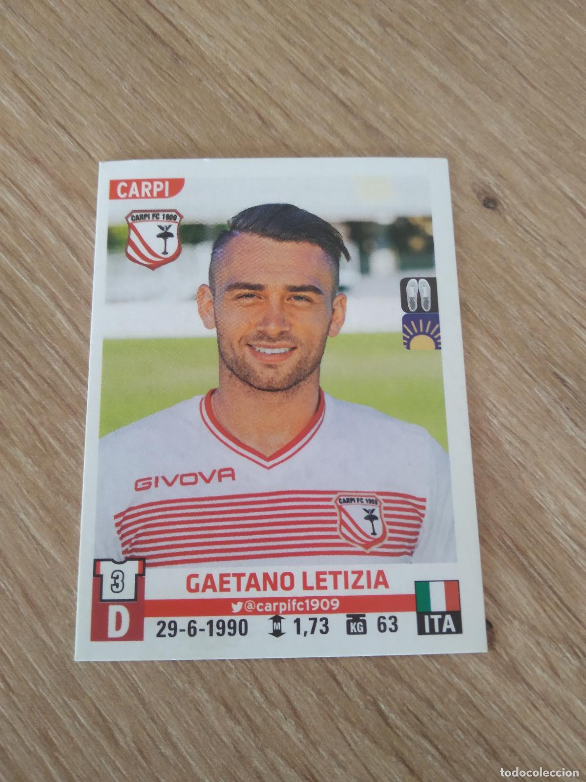 Cromos de F&uacute;tbol: 75 GAETANO LETIZIA CARPI CROMO FUTBOL PANINI LIGA ITALIA 15-16 CALCIATORI 2015-2016 SERIE A