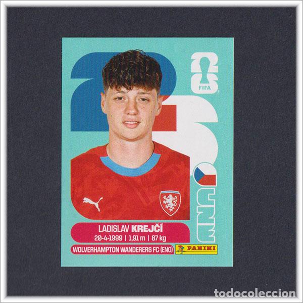Cromos de F&uacute;tbol: FIFA WORLD CUP 2026 26 MUNDIAL PANINI KREJCI CZE 4 REPUBLICA CHECA COLECCI&Oacute;N ALBUM STICKER