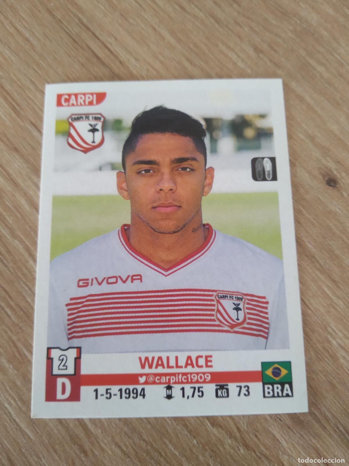 Cromos de F&uacute;tbol: 77 WALLACE CARPI CROMO FUTBOL PANINI LIGA ITALIA 15-16 CALCIATORI 2015-2016 SERIE A