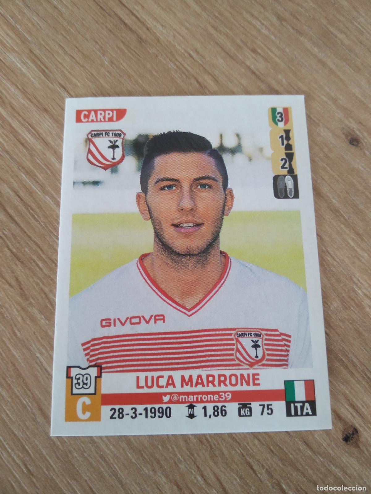 Cromos de F&uacute;tbol: 78 LUCA MARRONE CARPI CROMO FUTBOL PANINI LIGA ITALIA 15-16 CALCIATORI 2015-2016 SERIE A
