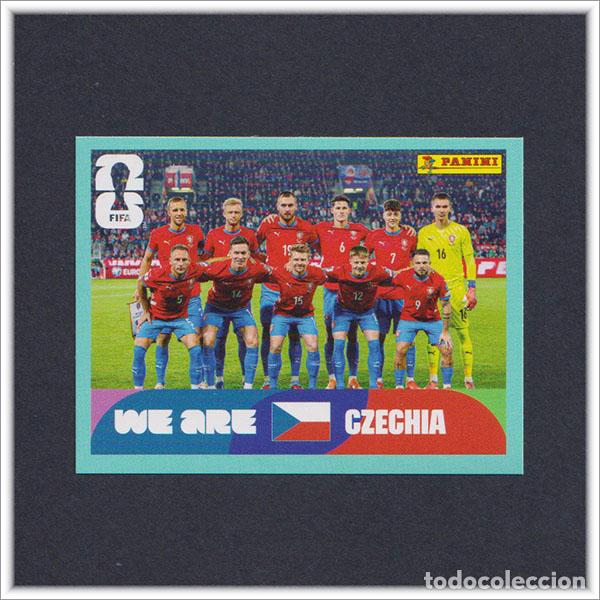 Cromos de F&uacute;tbol: FIFA WORLD CUP 2026 26 MUNDIAL PANINI EQUIPO ALINEACI&Oacute;N CZE 13 REPUBLICA CHECA COLECCI&Oacute;N STICKER