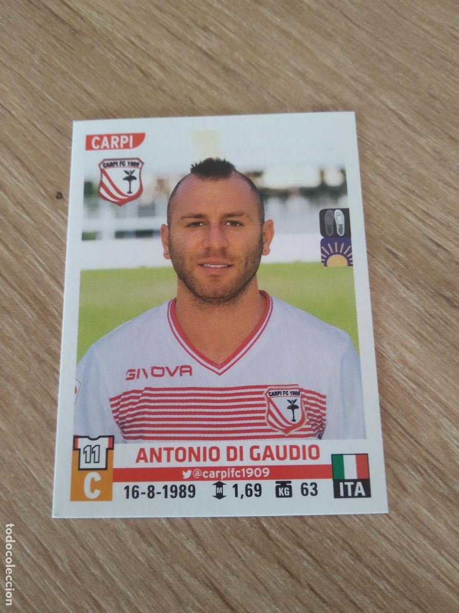 Fu&szlig;ball-Sticker: 85 ANTONIO DI GAUDIO CARPI CROMO FUTBOL PANINI LIGA ITALIA 15-16 CALCIATORI 2015-2016 SERIE A