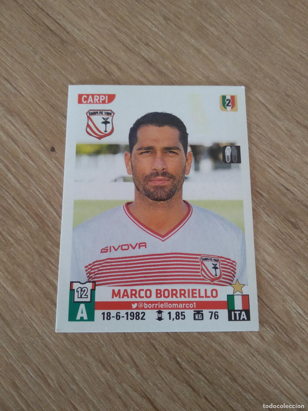 Fu&szlig;ball-Sticker: 88 MARCO BORRIELLO CARPI CROMO FUTBOL PANINI LIGA ITALIA 15-16 CALCIATORI 2015-2016 SERIE A