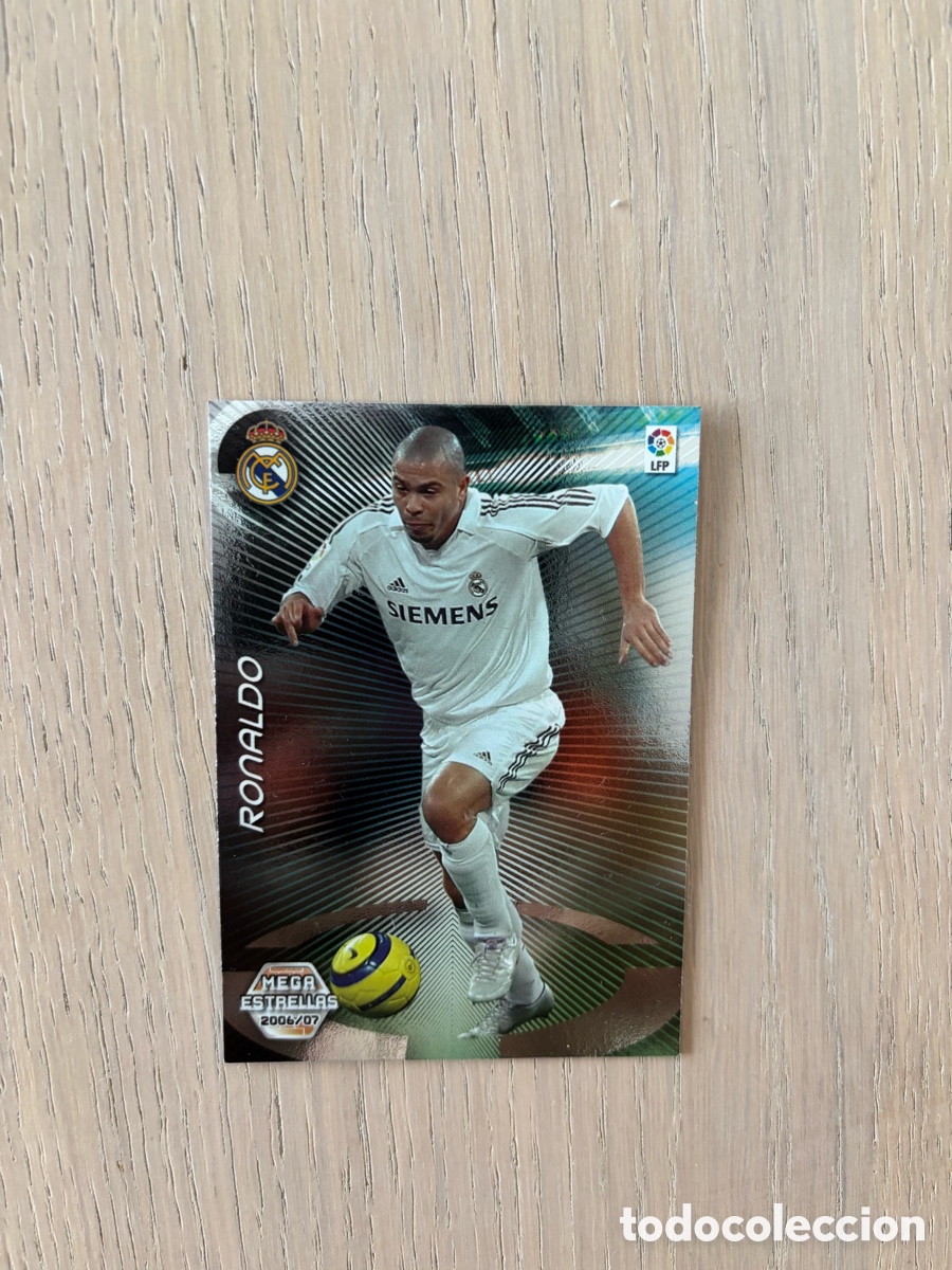 Fu&szlig;ball-Sticker: Ronaldo Mega Estrellas Real Madrid 383 Megacracks Panini 2006-07