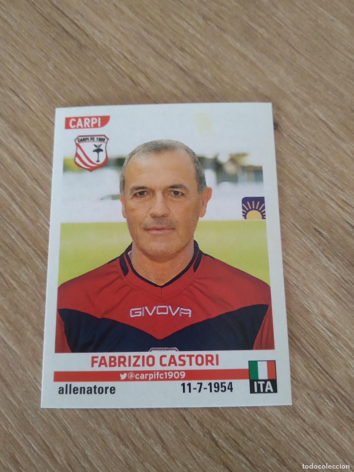 Fu&szlig;ball-Sticker: 90 FABRIZIO CASTORI CARPI CROMO FUTBOL PANINI LIGA ITALIA 15-16 CALCIATORI 2015-2016 SERIE A