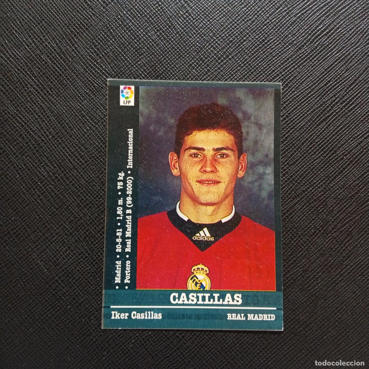 Figurine di Calcio: 70 IKER CASILLAS REAL MADRID PANINI 2000 2001 CROMO FUTBOL 00 01 LIGA - SIN PEGAR - A165 PG280