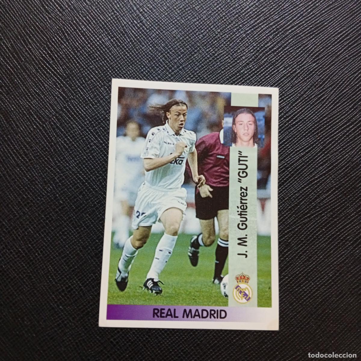 Figurine di Calcio: 89 GUTI REAL MADRID PANINI 1996 1997 CROMO FUTBOL LIGA 96 97 - SIN PEGAR - A189 PG478 B