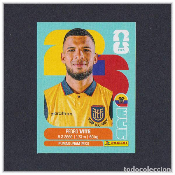 Fu&szlig;ball-Sticker: FIFA WORLD CUP 2026 26 MUNDIAL PANINI PEDRO VITE ECU 12 ECUADOR COLECCI&Oacute;N LIGA ALBUM STICKER