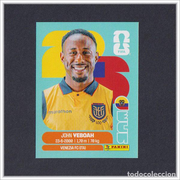 Fu&szlig;ball-Sticker: FIFA WORLD CUP 2026 26 MUNDIAL PANINI YEBOAH ECU 14 ECUADOR COLECCI&Oacute;N LIGA ALBUM STICKER