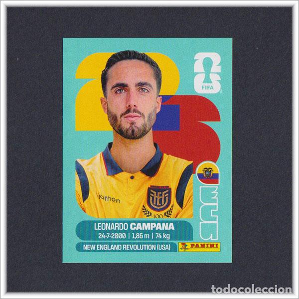 Fu&szlig;ball-Sticker: FIFA WORLD CUP 2026 26 MUNDIAL PANINI CAMPANA ECU 15 ECUADOR COLECCI&Oacute;N LIGA ALBUM STICKER
