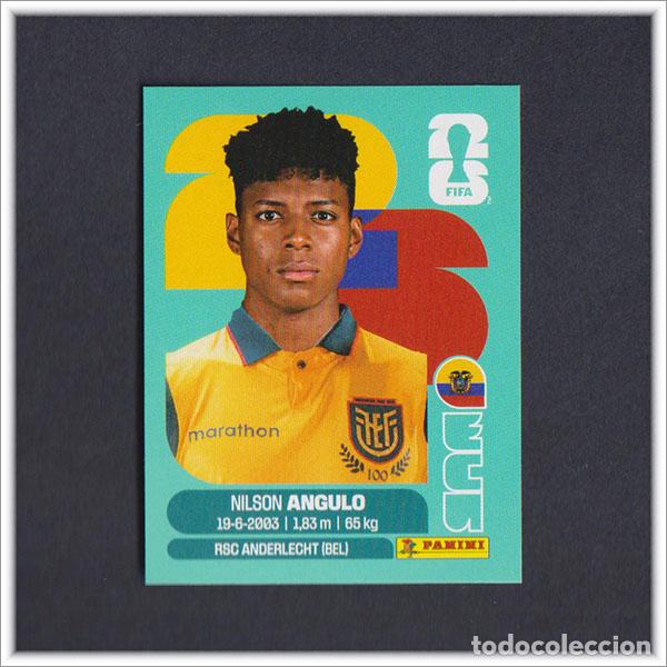 Fu&szlig;ball-Sticker: FIFA WORLD CUP 2026 26 MUNDIAL PANINI ANGULO ECU 17 ECUADOR COLECCI&Oacute;N LIGA ALBUM STICKER