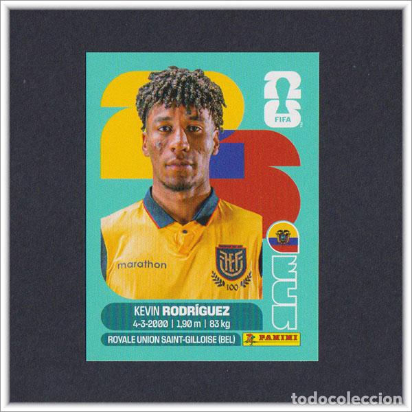 Fu&szlig;ball-Sticker: FIFA WORLD CUP 2026 26 MUNDIAL PANINI KEVIN RODRIGUEZ ECU 19 ECUADOR COLECCI&Oacute;N LIGA ALBUM STICKER