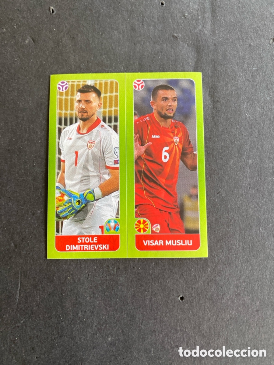 Cromos de F&uacute;tbol: Cromo Euro 2020 Macedonia N*310b-310a