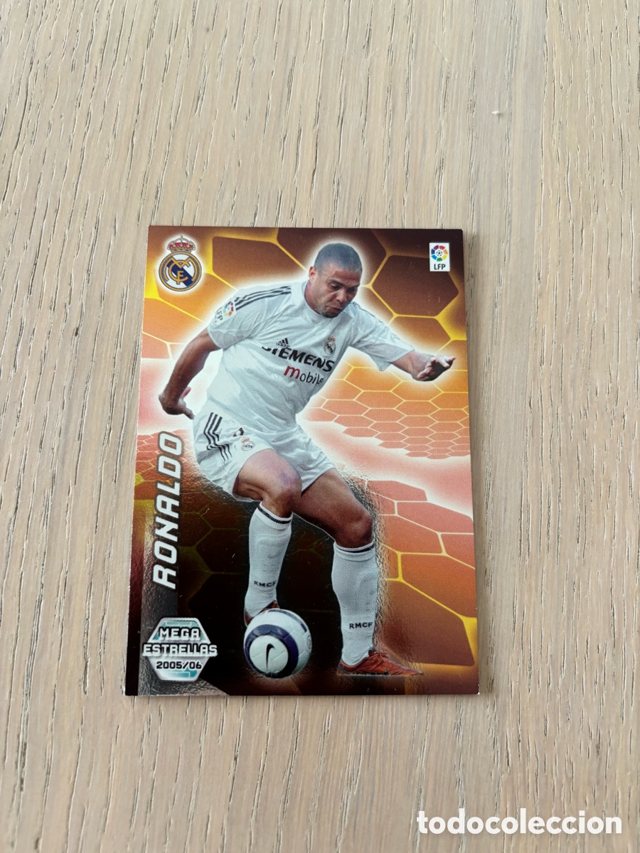 Cromos de F&uacute;tbol: Ronaldo Mega Estrellas 393 Megacracks Panini 2005-06
