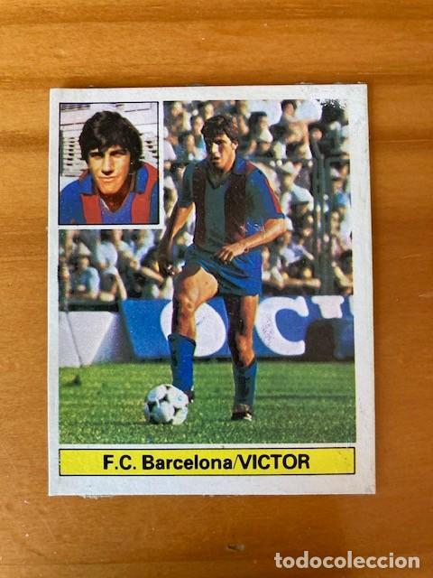 Football Stickers: VICTOR FC BARCELONA 81-82 FICHAJE 1 VERSION PINTADO ESTE RECUPERADO