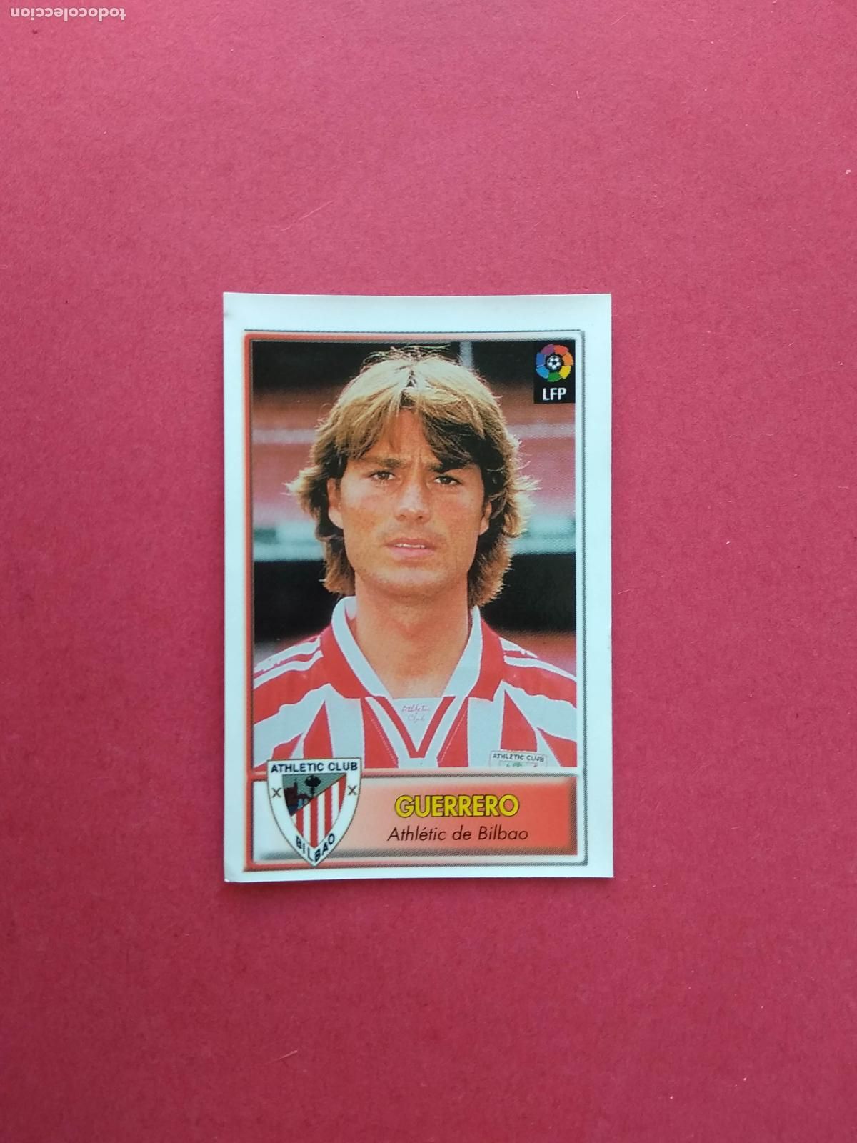 Cartes &agrave; collectionner de Football: CROMOS BOLLYCAO LIGA 97 98 1997 1998 CROMO NUNCA PEGADO ATHLETIC DE BILBAO N&ordm; 29 JULEN GUERRERO