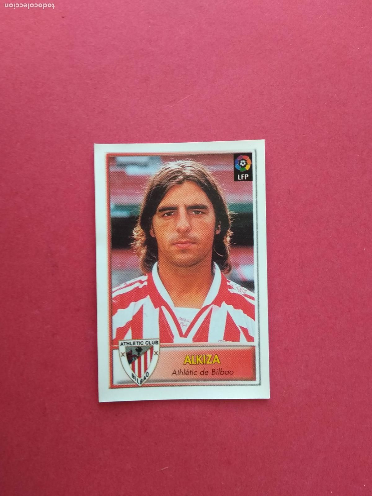 Cartes &agrave; collectionner de Football: CROMOS BOLLYCAO LIGA 97 98 1997 1998 CROMO NUNCA PEGADO ATHLETIC DE BILBAO N&ordm; 31 ALKIZA