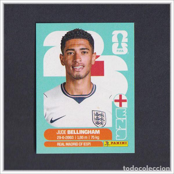 Cartes &agrave; collectionner de Football: FIFA WORLD CUP 2026 26 MUNDIAL PANINI JUDE BELLINGHAM ENG 11 INGLATERRA COLECCI&Oacute;N LIGA ALBUM STICKER